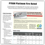 Pubs: Pyran Platinum Fire-Rated